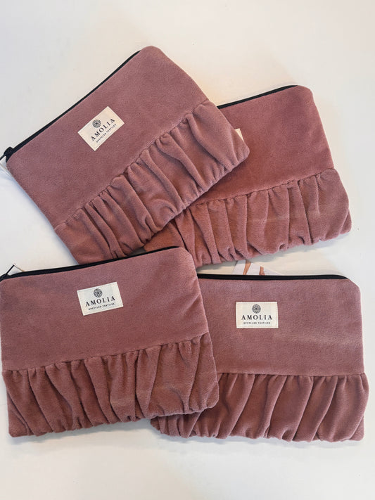 Upcycled vintage taske, lyserød OUTLET