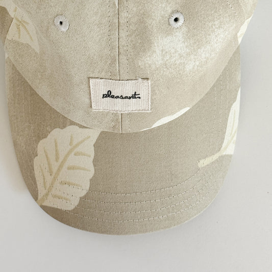 Upcycled kasket, beige floral
