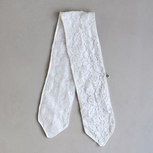 Upcycled binde hårbånd, lysebrun