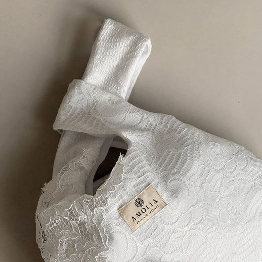 Upcycled håndtaske, blonde