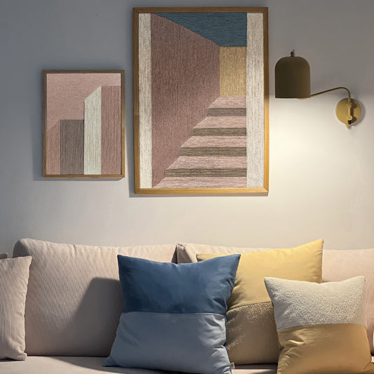 Upcycled kunstværk 30x40cm, Nr. 11