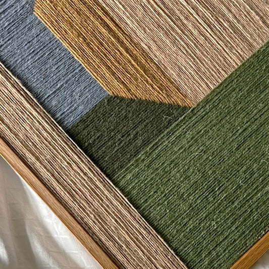 Upcycled kunstværk 30x40cm, Nr. 22