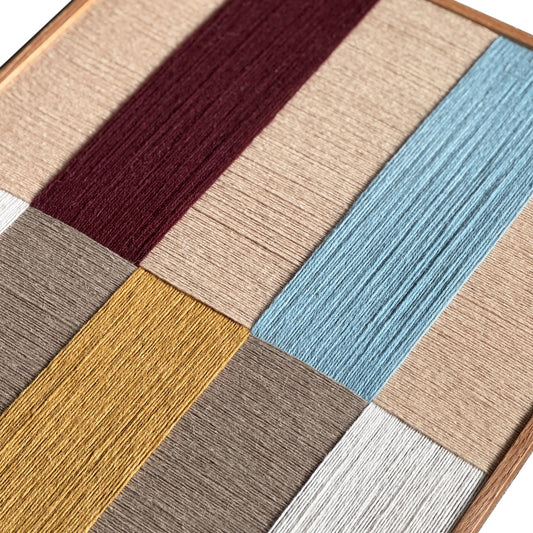 Upcycled kunstværk 50x70cm, Nr. 35