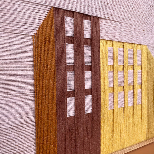 Upcycled kunstværk 50x40cm, Nr. 56