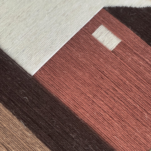 Upcycled kunstværk 40x50cm, Nr. 65