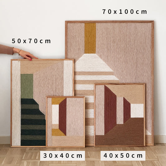 Upcycled artwork #33, 40x50cm