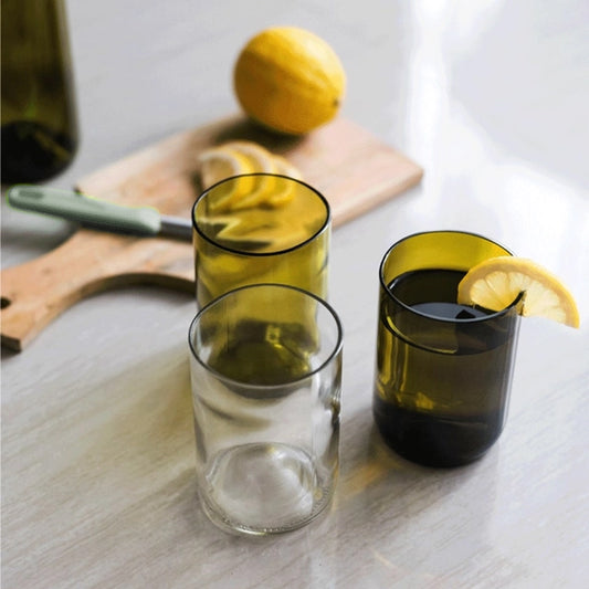 Upcycled glasses, 4-pack, clear