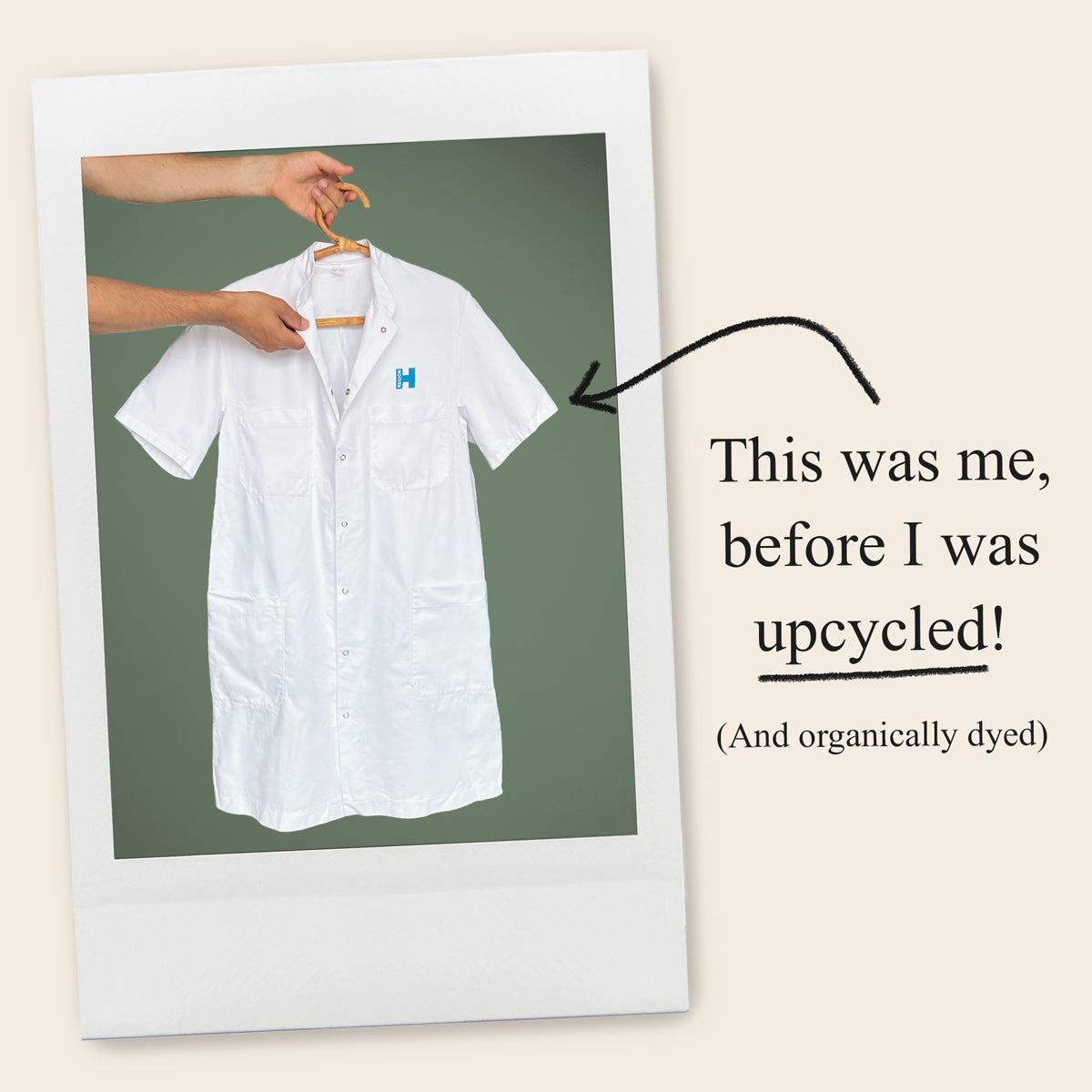 Upcycled smykkepose, brun