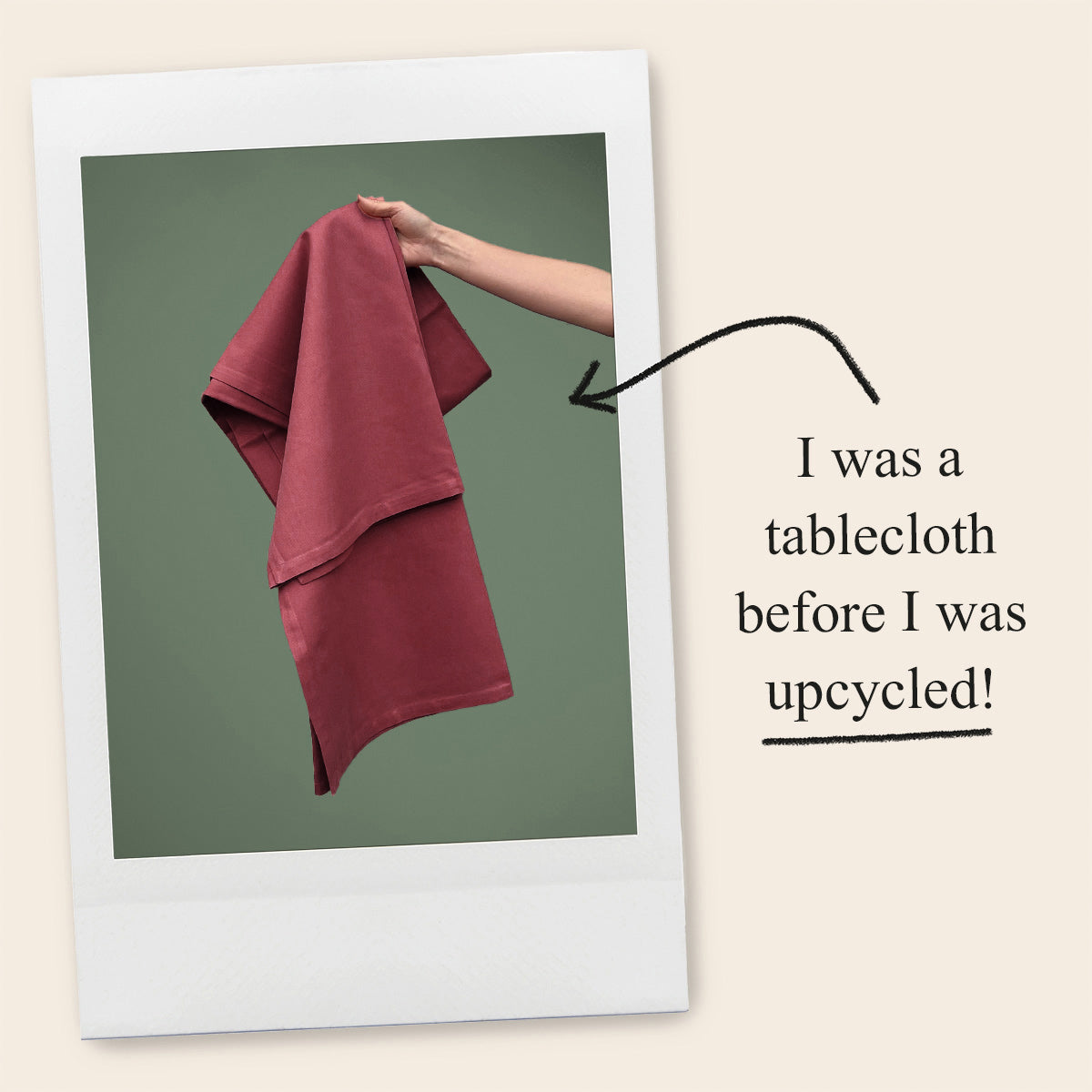 Upcycled skuldertaske, lille, mørkerød