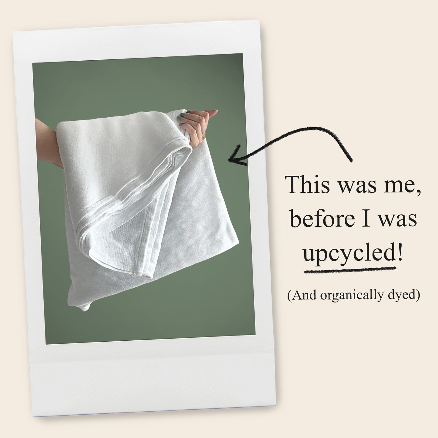 Upcycled toilettaske, lille, beige/kamel