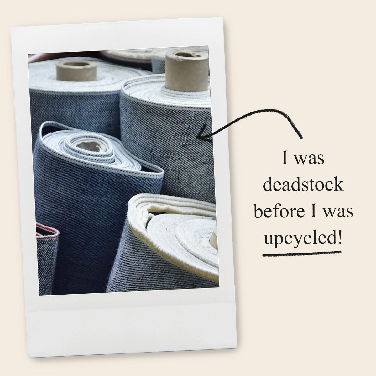 Upcycled smykkepose, denim