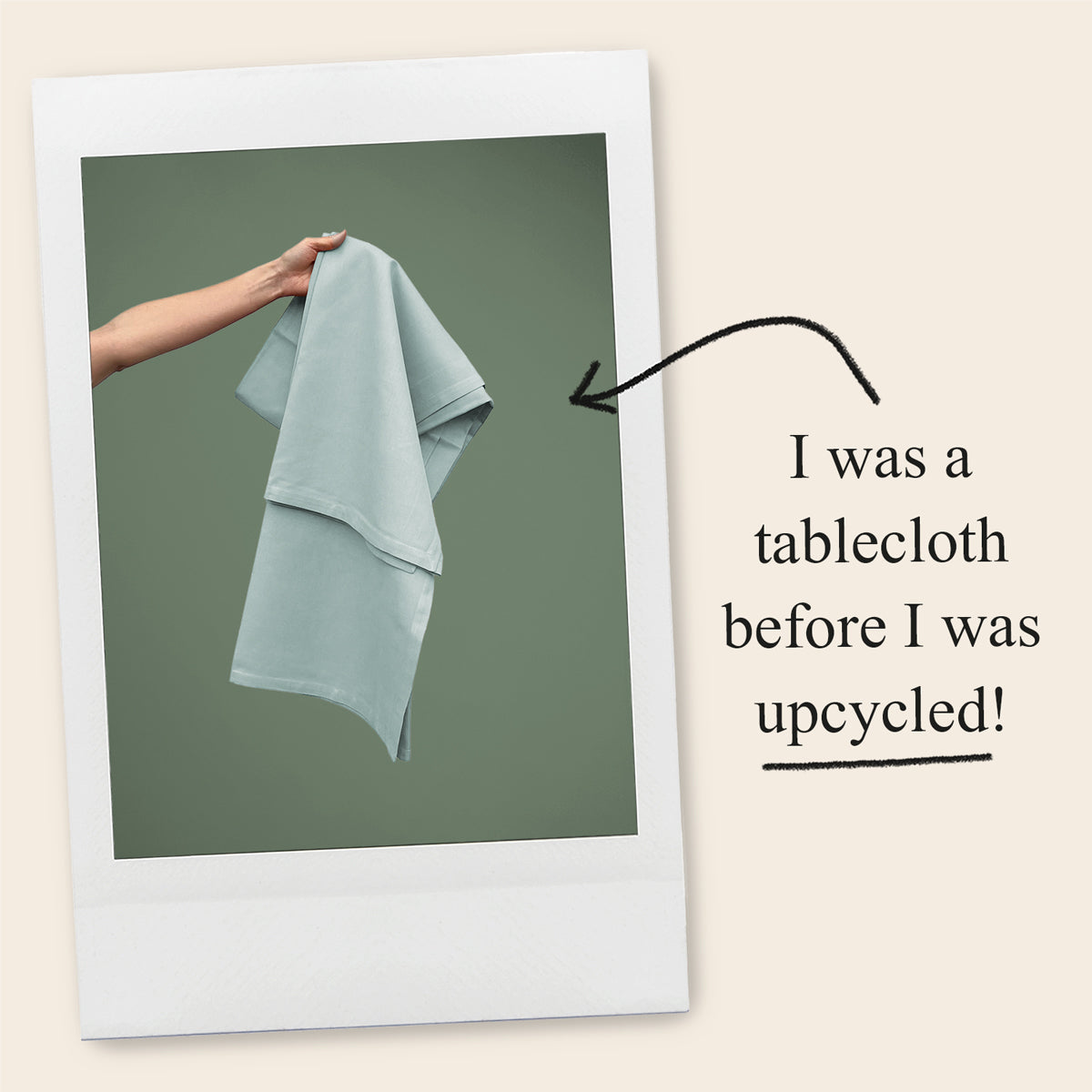 Upcycled pudebetræk, 50x50cm, blå patchwork