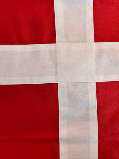 Upcycled genanvendelige gavepose - danske flag, mellem OUTLET