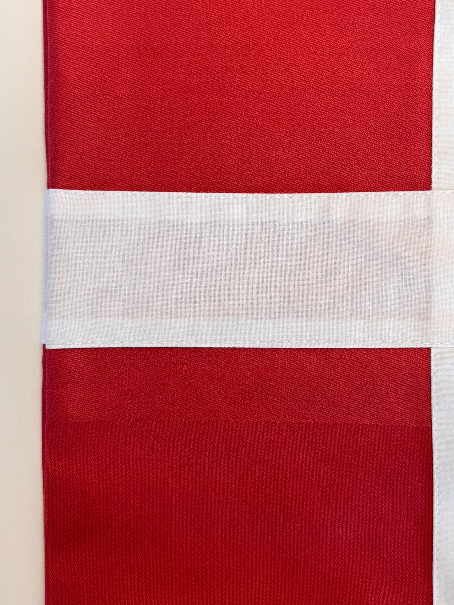 Upcycled genanvendelige gavepose - danske flag, mellem OUTLET