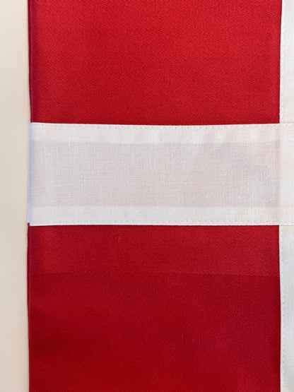 Upcycled genanvendelige gavepose - danske flag, mellem OUTLET