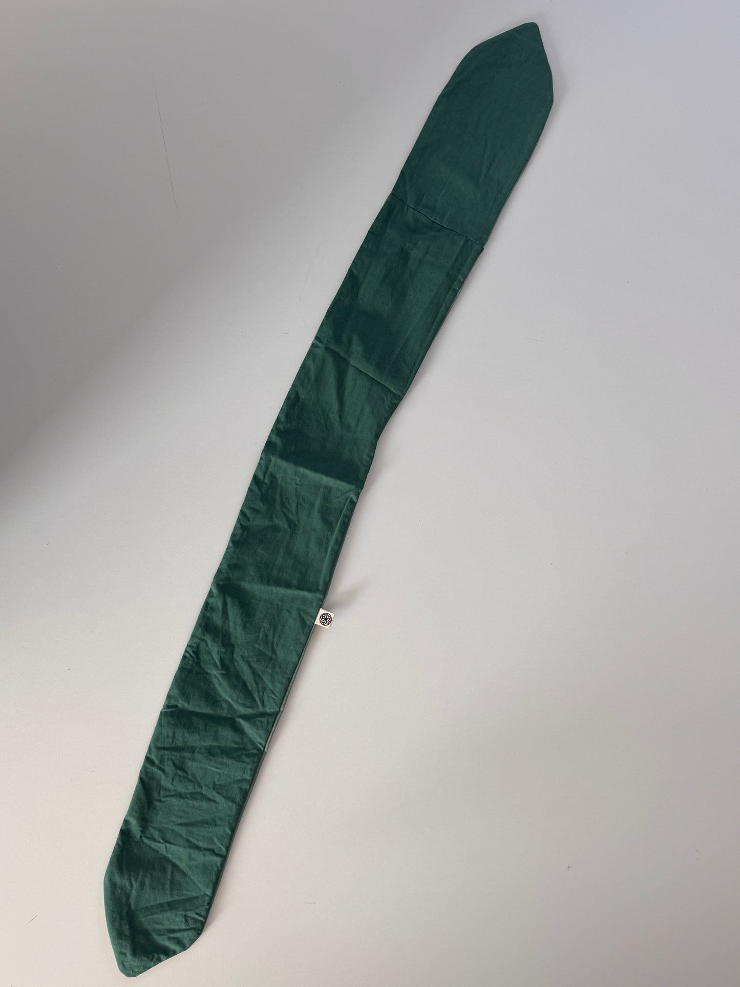 Upcycled binde hårbånd, grøn, OUTLET