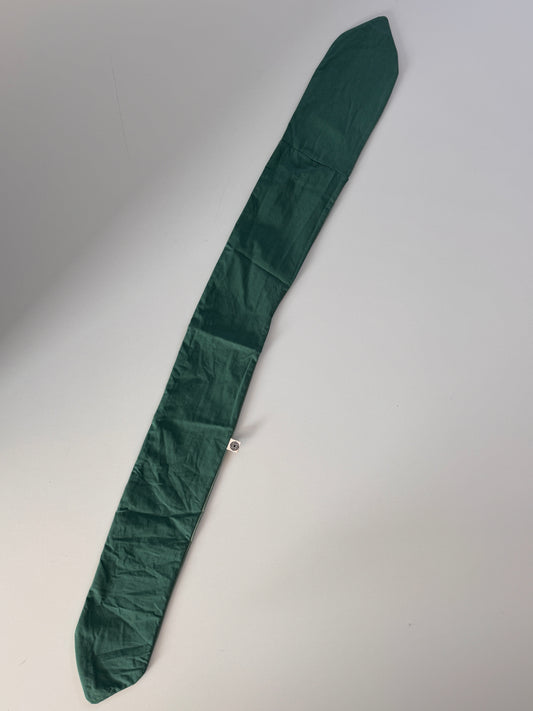 Upcycled binde hårbånd, grøn, OUTLET