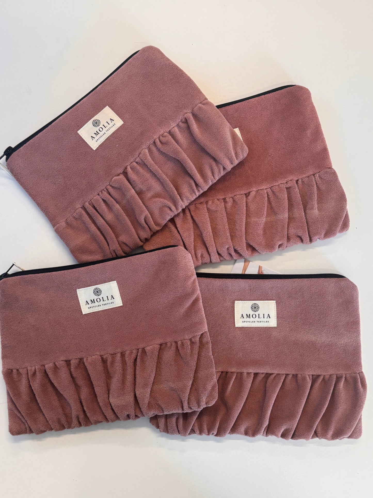 Upcycled vintage taske, lyserød OUTLET