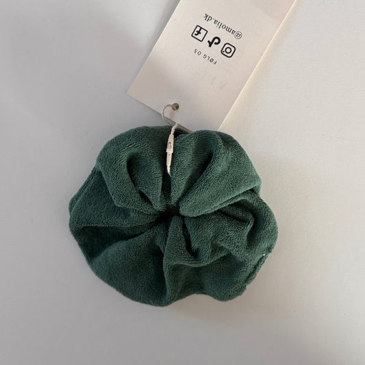 Upcycled scrunchie, grøn, Lea OUTLET