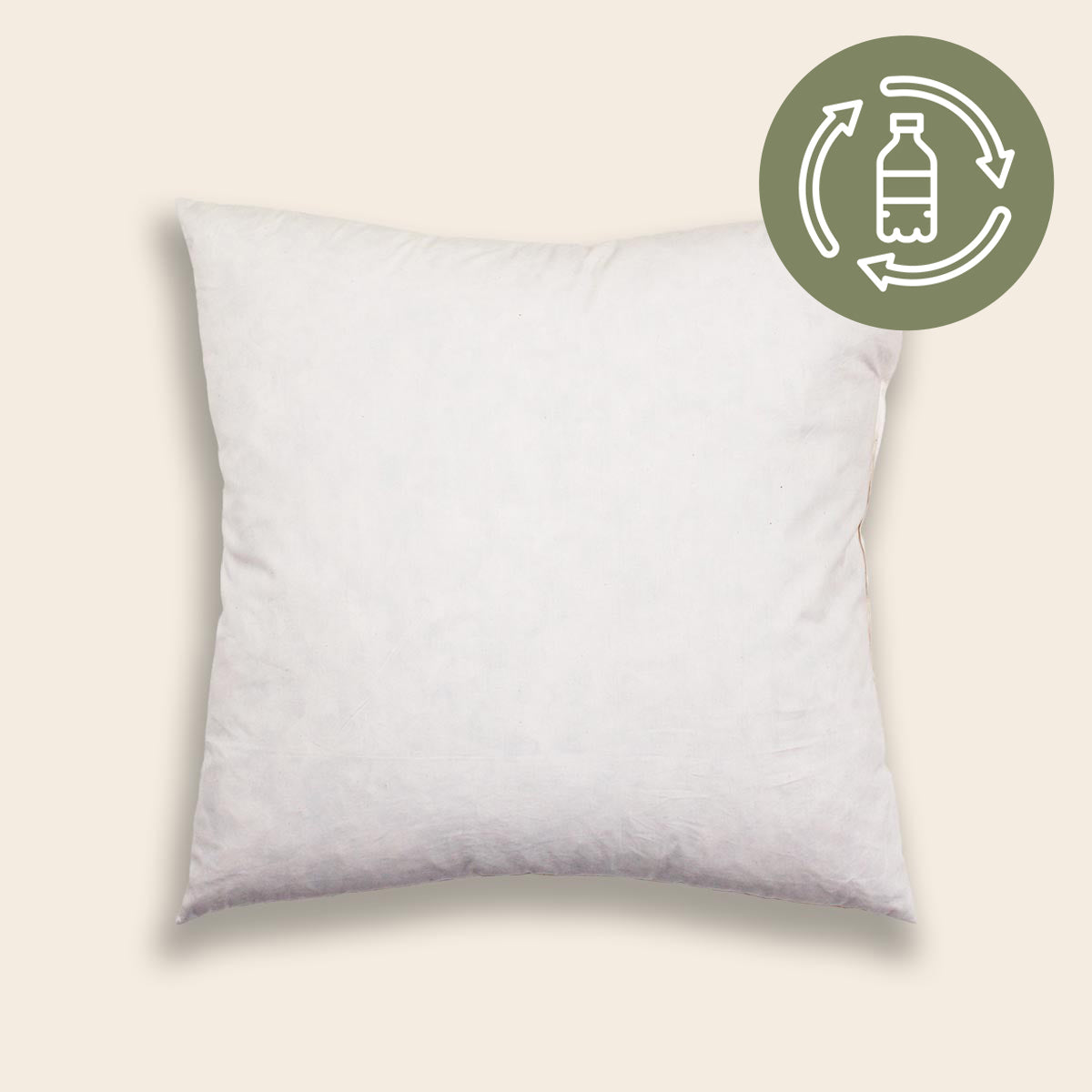 Recycled inderpude, 40x40 cm