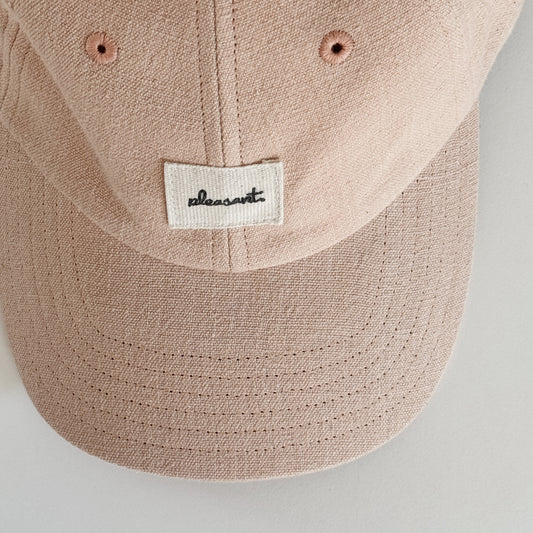Upcycled cap, peach