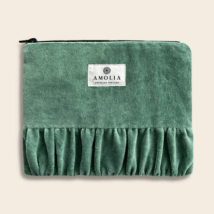 Upcycled vintage taske, grøn