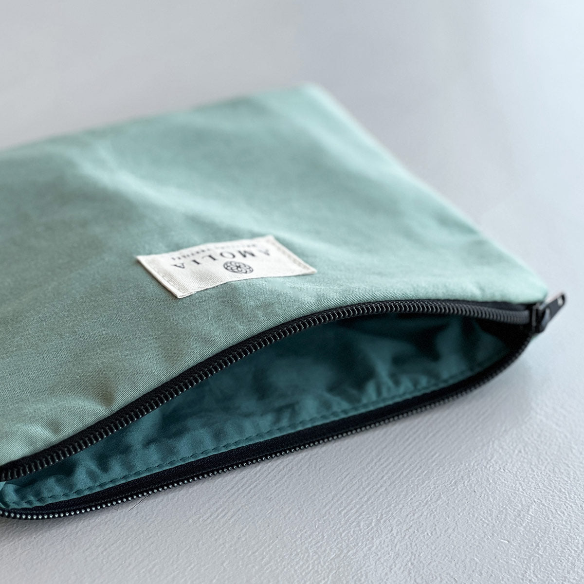 Upcycled taske, medium, grøn