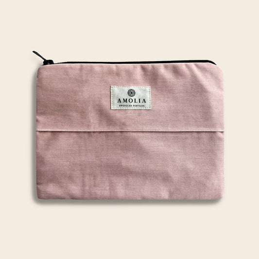 Upcycled bag, medium, pink
