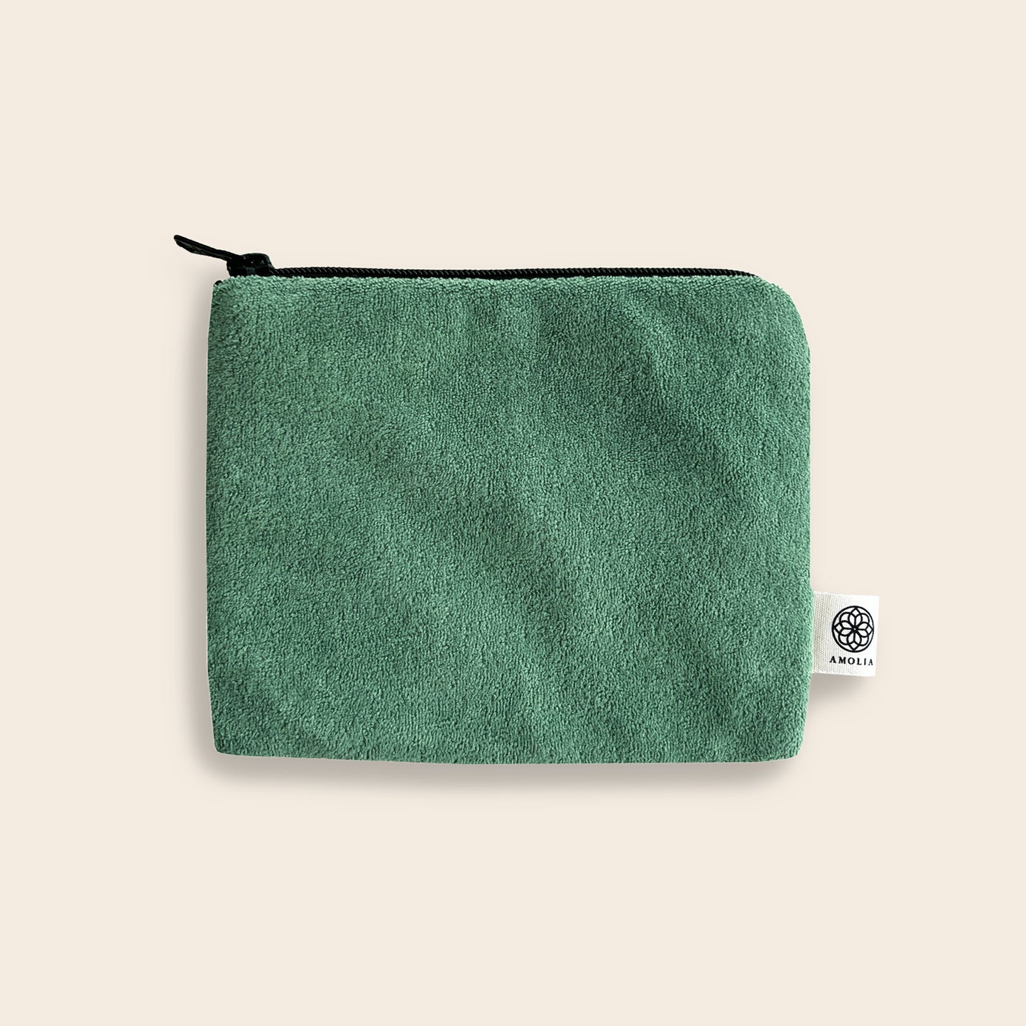 Upcycled bag, small, green