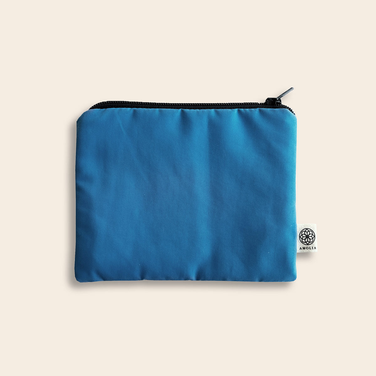 Upcycled bag, small, blue