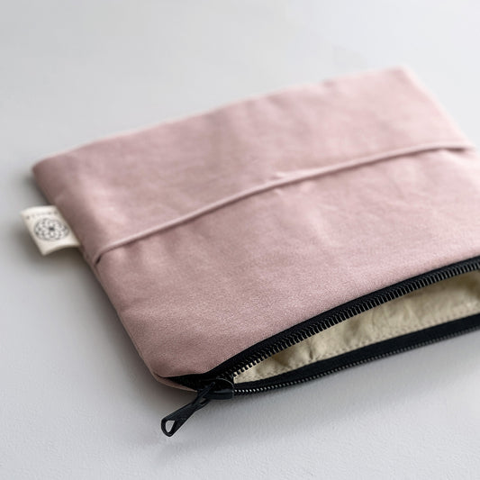 Upcycled taske, lille, lyserød