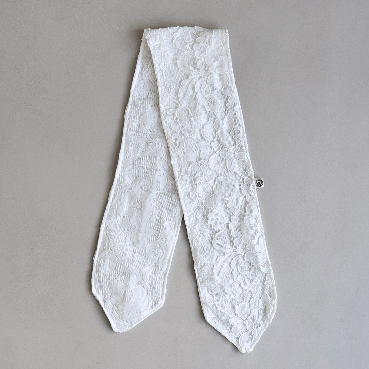 Upcycled binde hårbånd, lysebrun