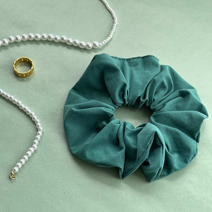 Upcycled scrunchie, grøn