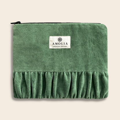 Upcycled vintage taske, grøn