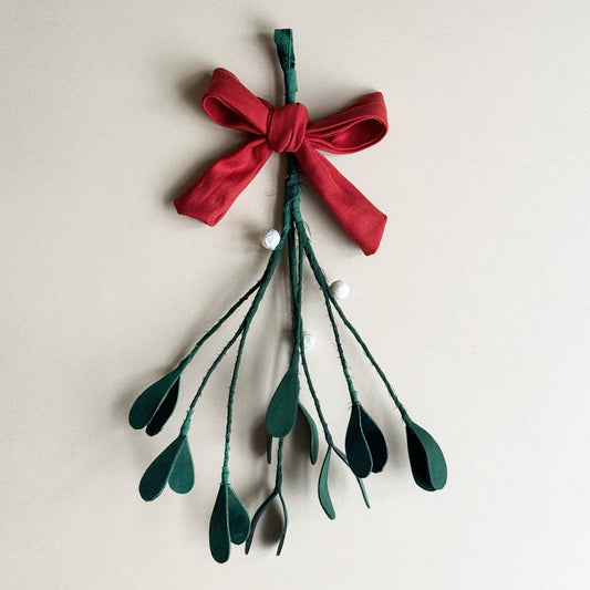 Upcycled misteltendekoration, lille