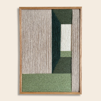 Upcycled kunstværk 32x44cm, Nr. 55