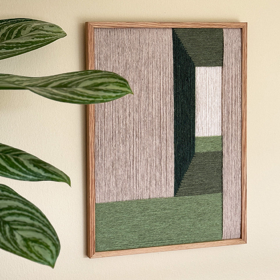 Upcycled kunstværk 32x44cm, Nr. 55