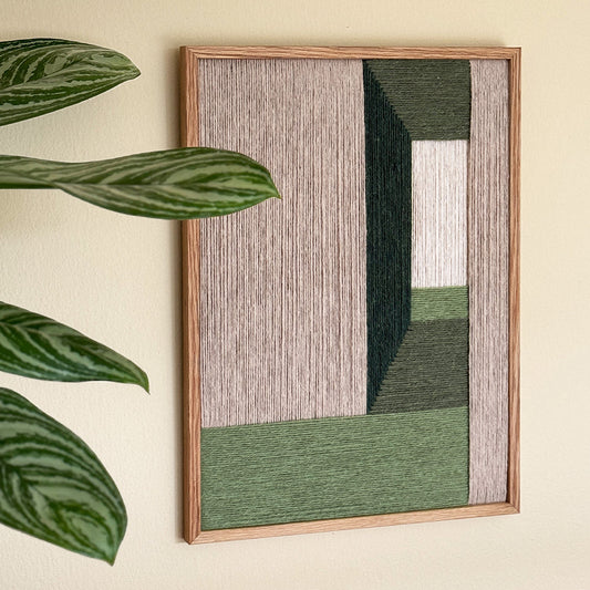 Upcycled kunstværk 32x44cm, Nr. 55