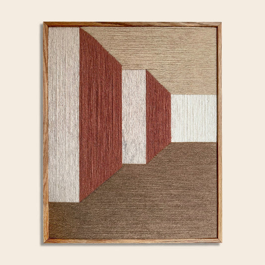 Upcycled kunstværk 40x50cm, Nr. 29