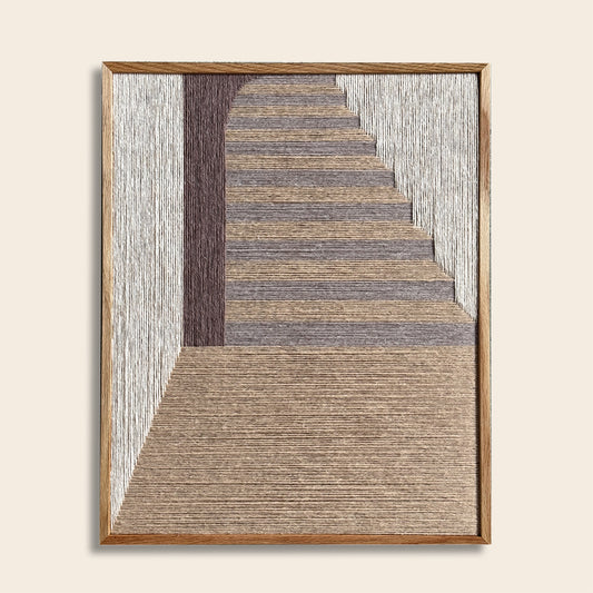 Upcycled kunstværk 40x50cm, Nr. 41