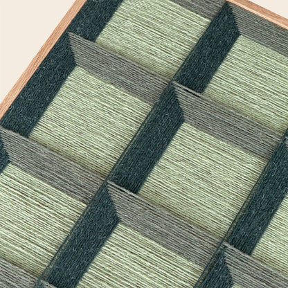 Upcycled kunstværk 40x50cm, Nr. 50