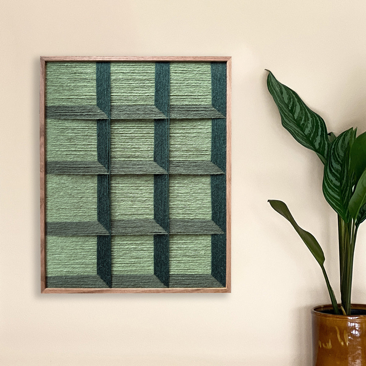 Upcycled kunstværk 40x50cm, Nr. 50