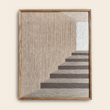 Upcycled kunstværk 40x50cm, Nr. 52