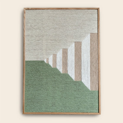 Upcycled kunstværk 50x70cm, Nr. 54