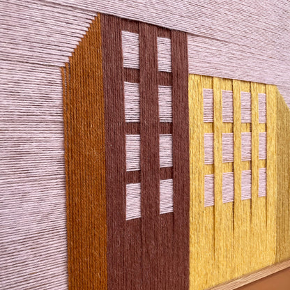 Upcycled kunstværk 50x40cm, Nr. 56