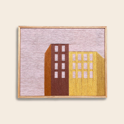 Upcycled kunstværk 50x40cm, Nr. 56