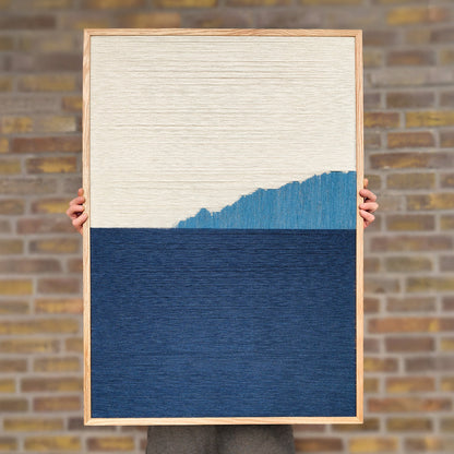 Upcycled kunstværk 70x100cm, Nr. 59