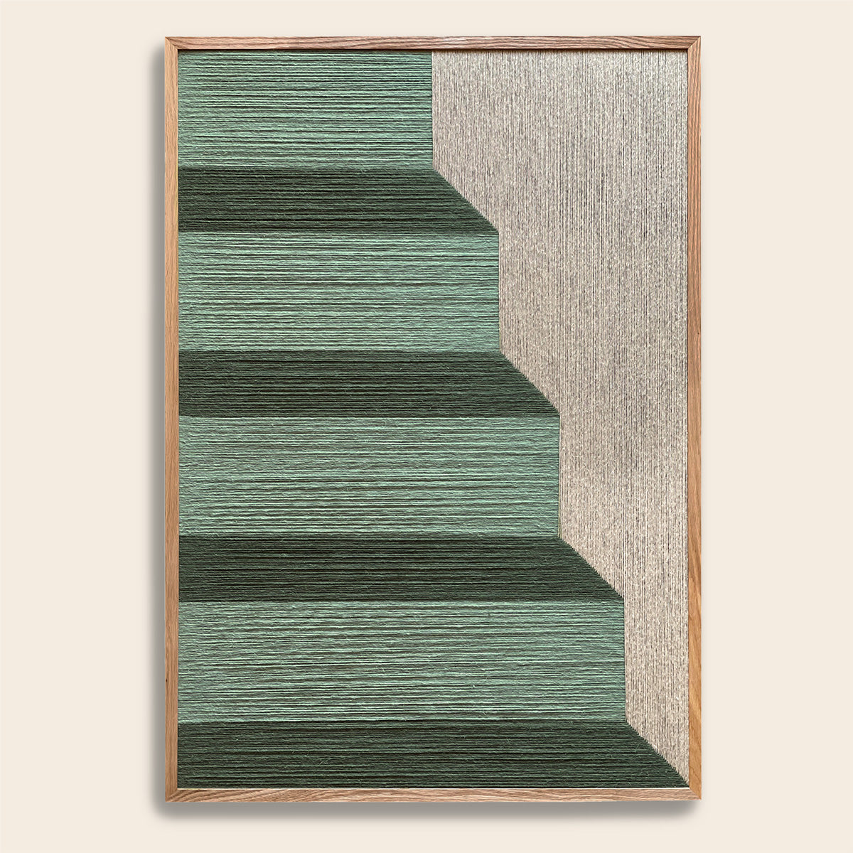 Upcycled kunstværk 100x70cm, Nr. 58