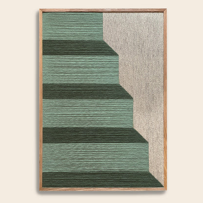 Upcycled kunstværk 100x70cm, Nr. 58