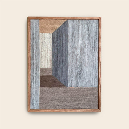 Upcycled kunstværk 30x40cm, Nr. 61